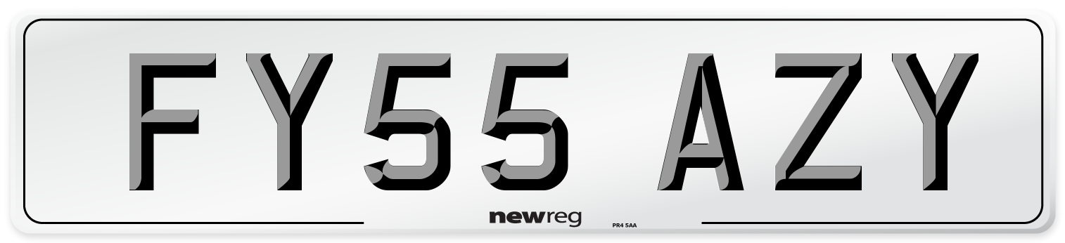 FY55 AZY Number Plate from New Reg